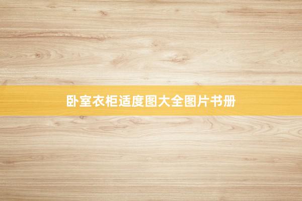 卧室衣柜适度图大全图片书册